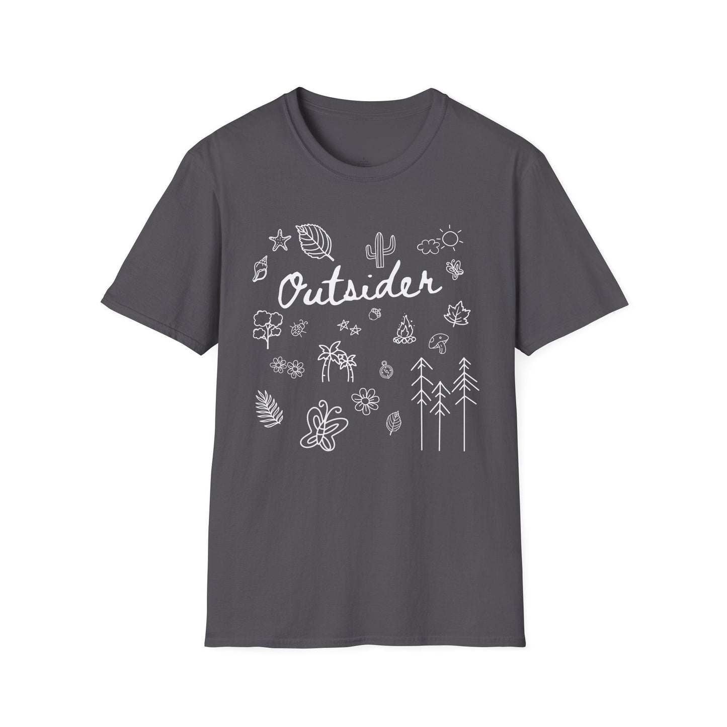Printify T-Shirt Outsider Doodle T-Shirt