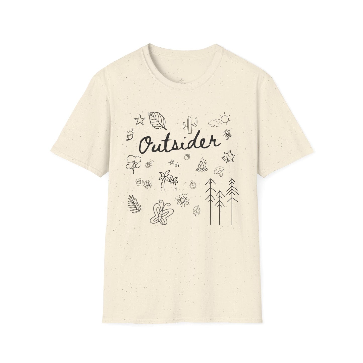 Printify T-Shirt Outsider Doodle T-Shirt