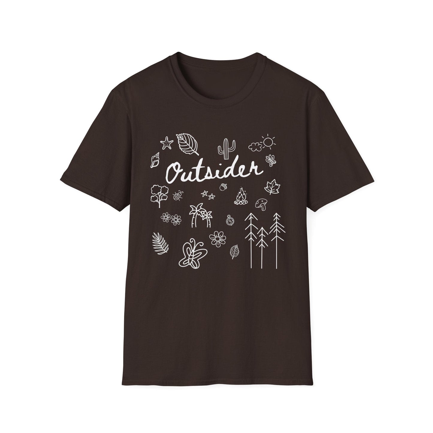 Printify T-Shirt Outsider Doodle T-Shirt