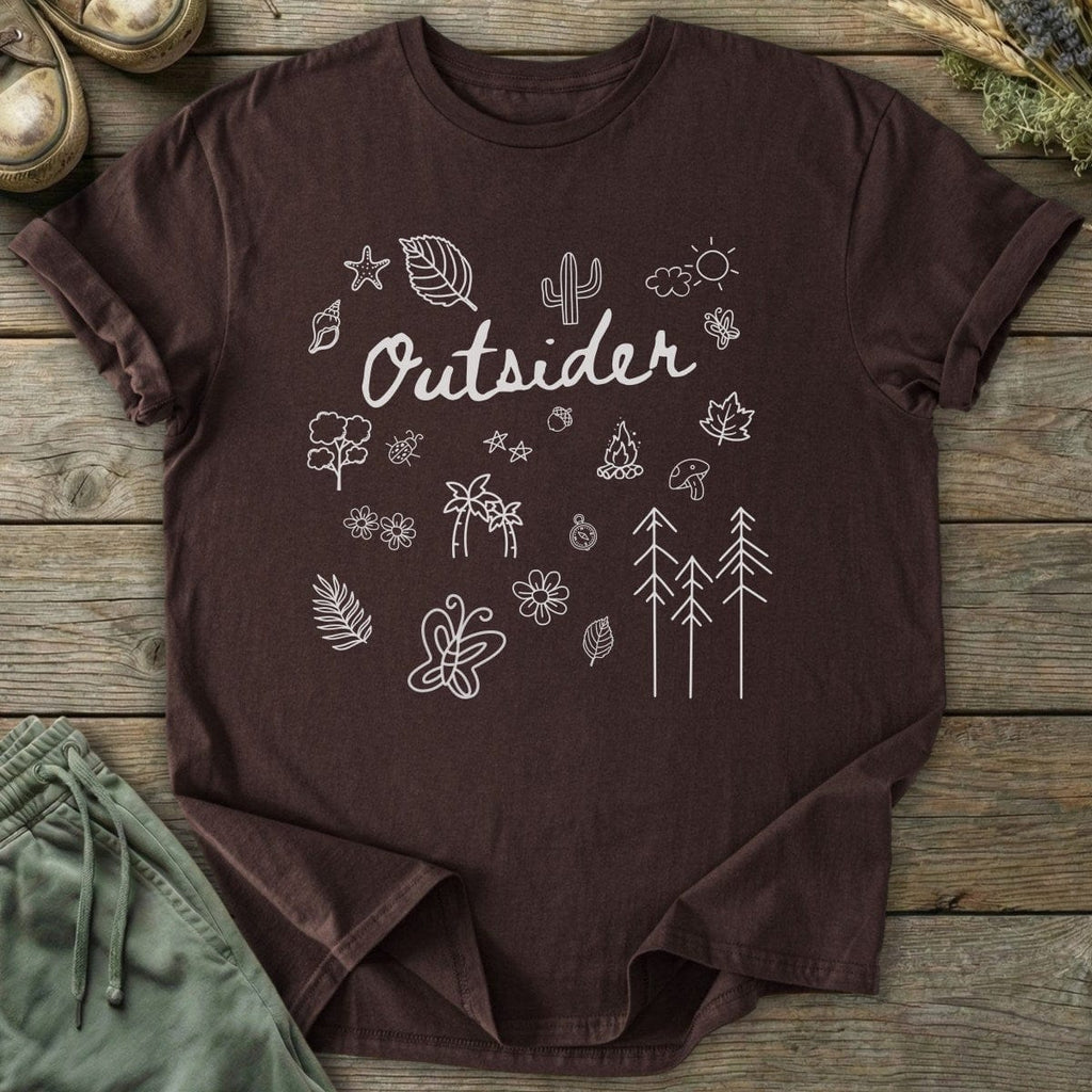Printify T-Shirt Outsider Doodle T-Shirt
