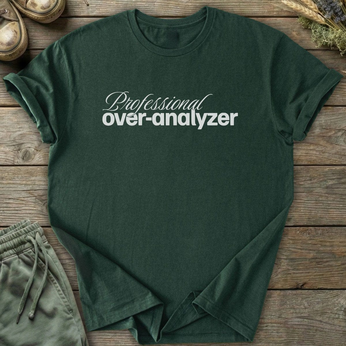 Printify T-Shirt Over-Analyzer T-Shirt