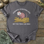 Printify T-Shirt Overstimulated But Trees T-Shirt