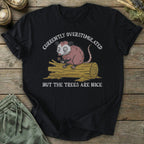 Printify T-Shirt Overstimulated But Trees T-Shirt