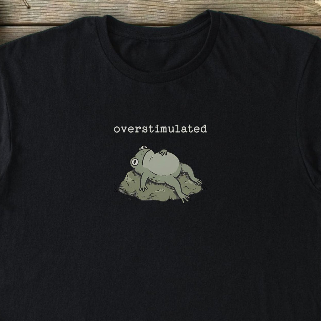 Printify T-Shirt Overstimulated Frog T-Shirt