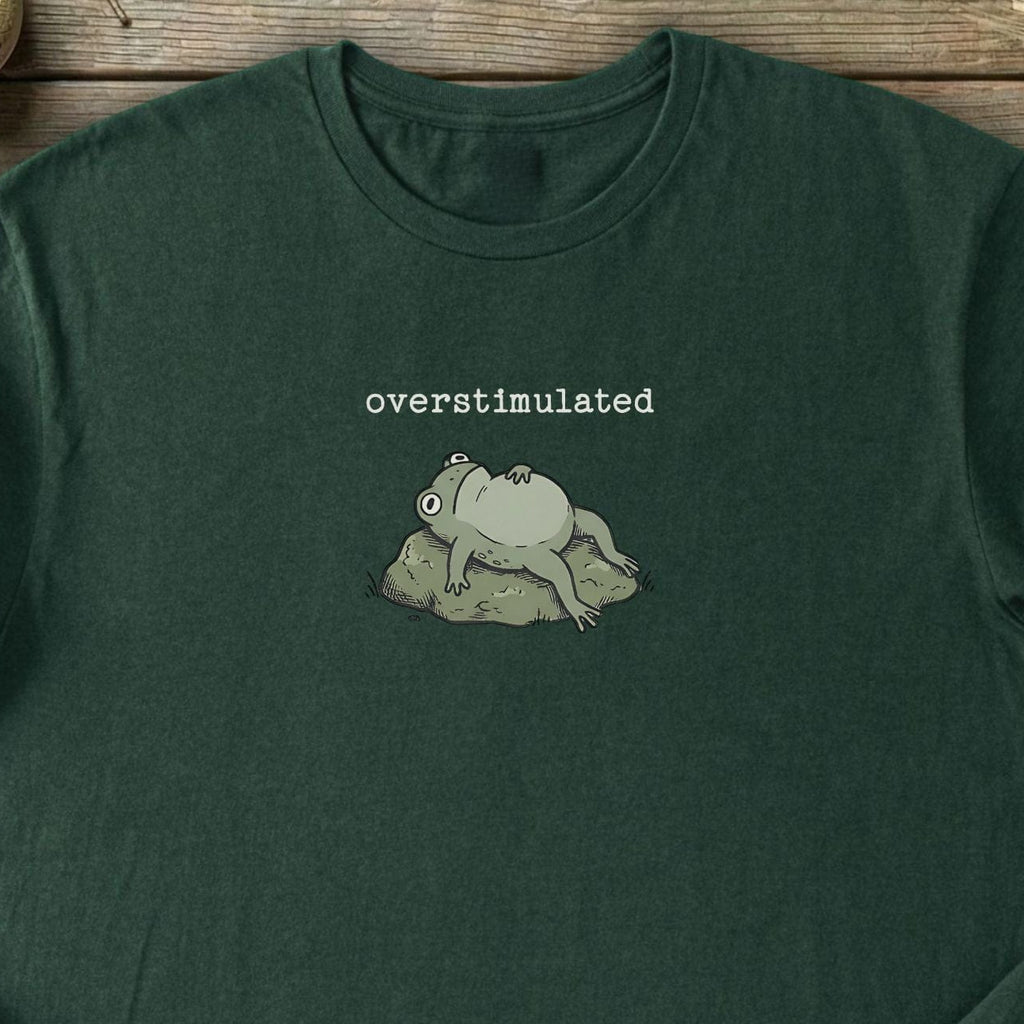 Printify T-Shirt Overstimulated Frog T-Shirt