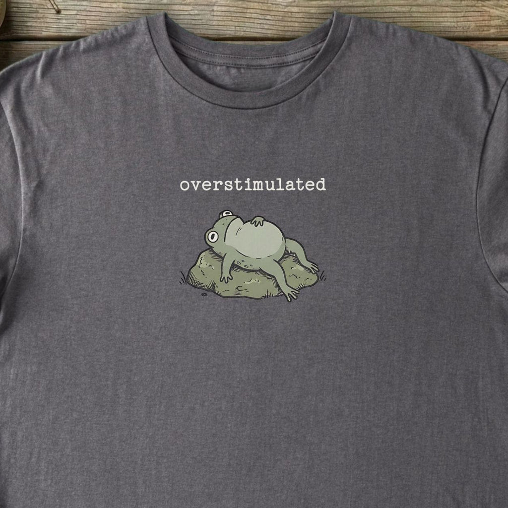Printify T-Shirt Overstimulated Frog T-Shirt