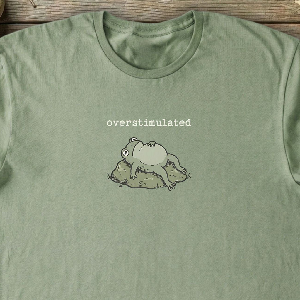 Printify T-Shirt Overstimulated Frog T-Shirt
