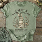 Printify T-Shirt Overstimulated Rabbit T-Shirt
