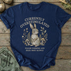 Printify T-Shirt Overstimulated Rabbit T-Shirt