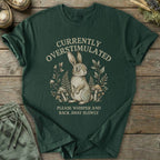 Printify T-Shirt Overstimulated Rabbit T-Shirt