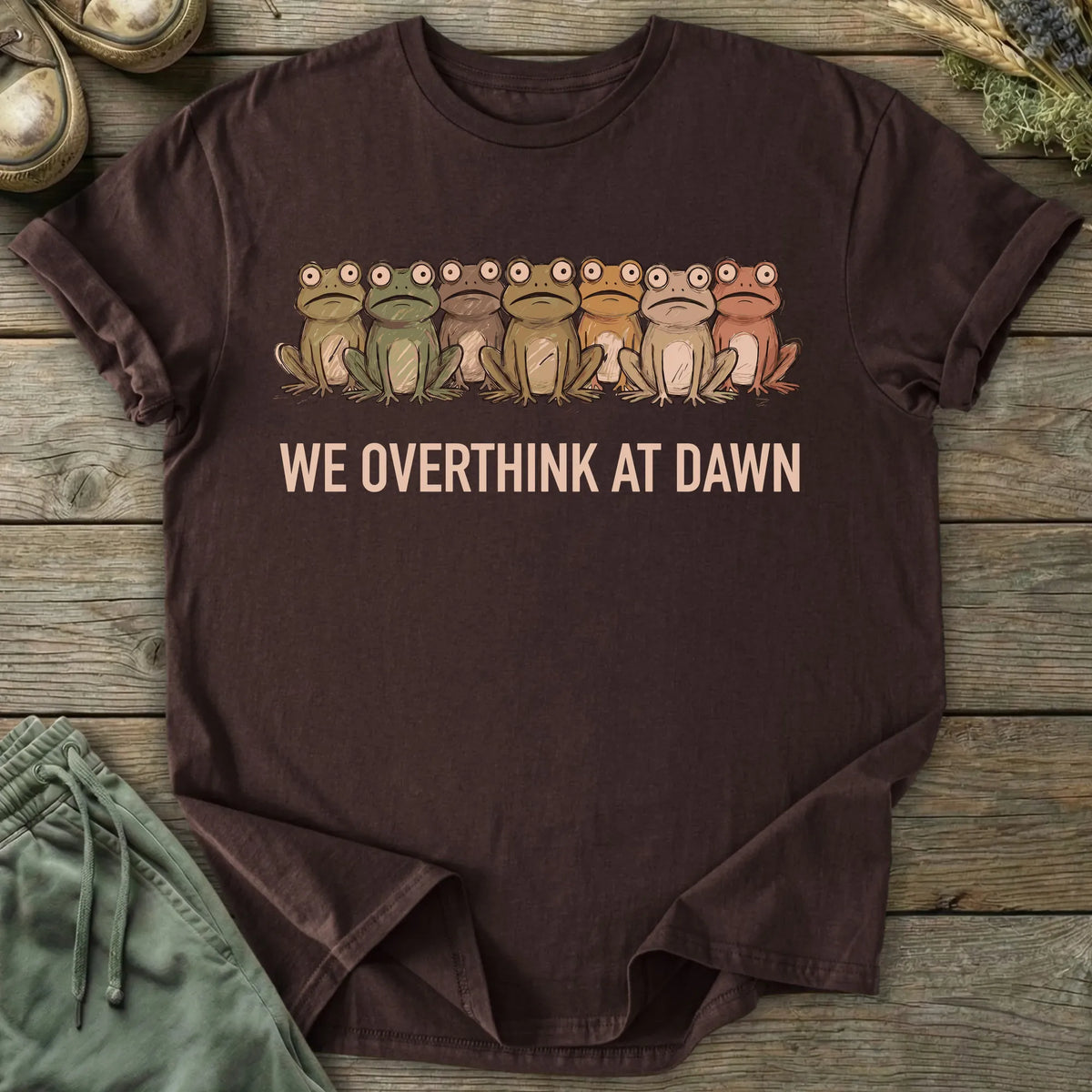 Printify T-Shirt Overthink At Dawn T-Shirt
