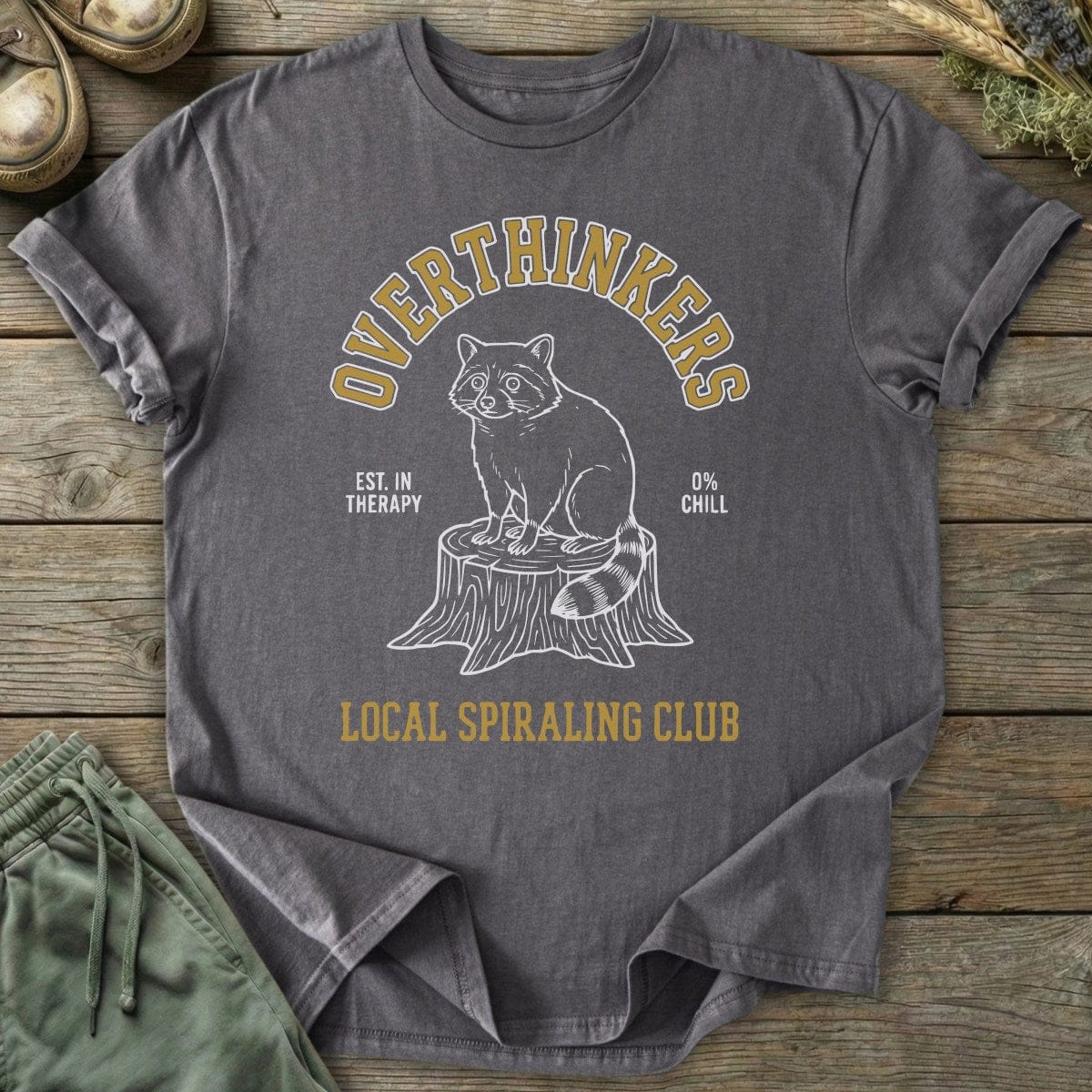 Printify T-Shirt Overthinkers Club T-Shirt