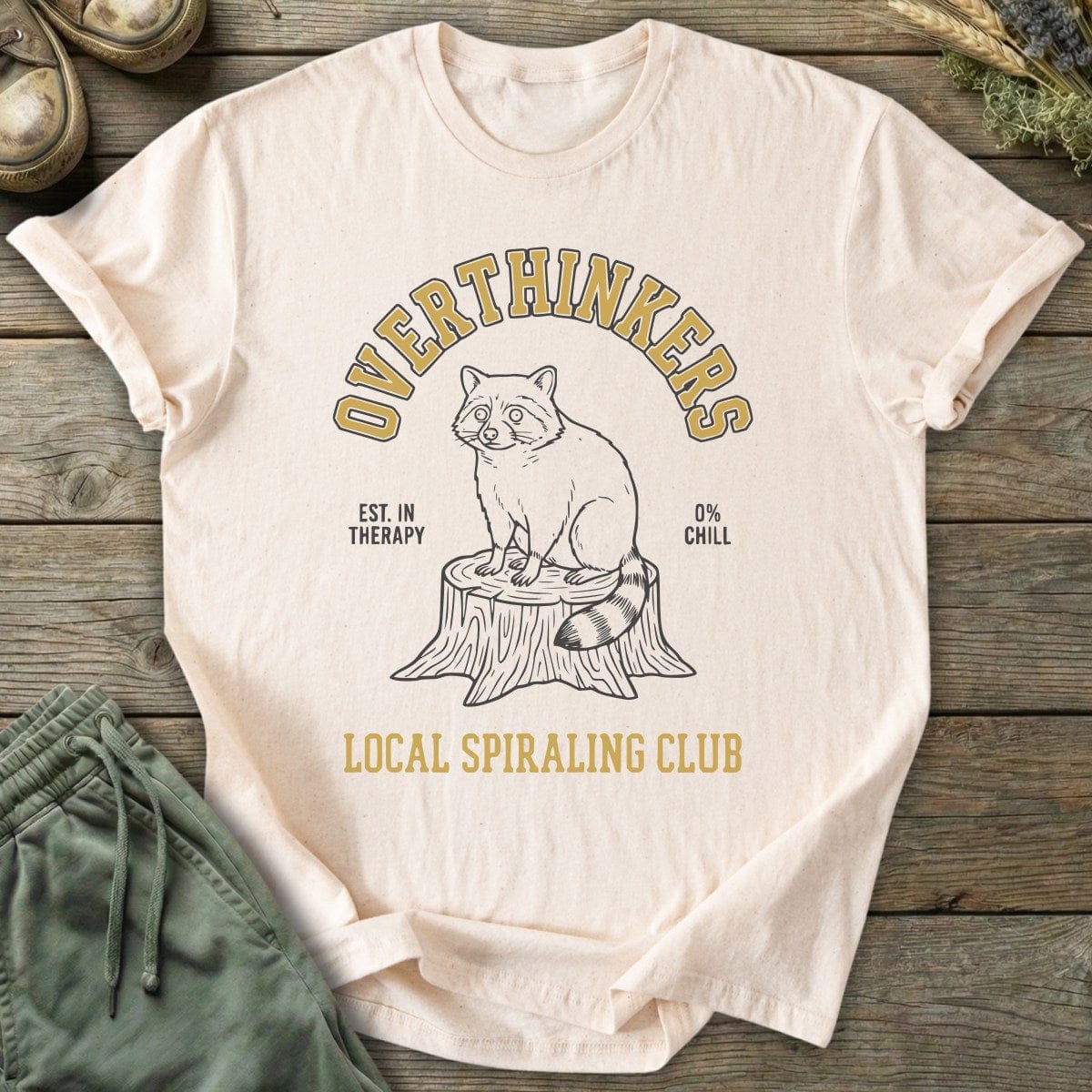 Printify T-Shirt Overthinkers Club T-Shirt