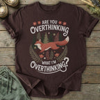 Printify T-Shirt Overthinking Fox T-Shirt