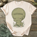 Printify T-Shirt Overthinking Frog Head T-Shirt