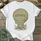Printify T-Shirt Overthinking Frog Head T-Shirt