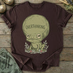 Printify T-Shirt Overthinking Frog Head T-Shirt