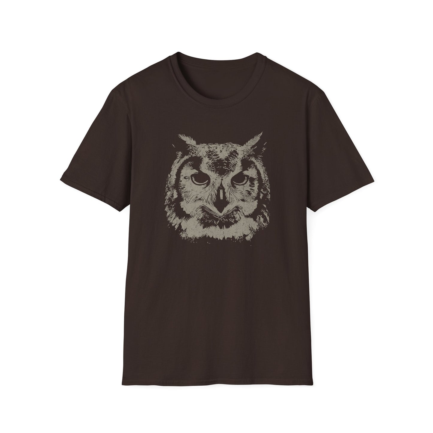 Printify T-Shirt Owl Head T-Shirt