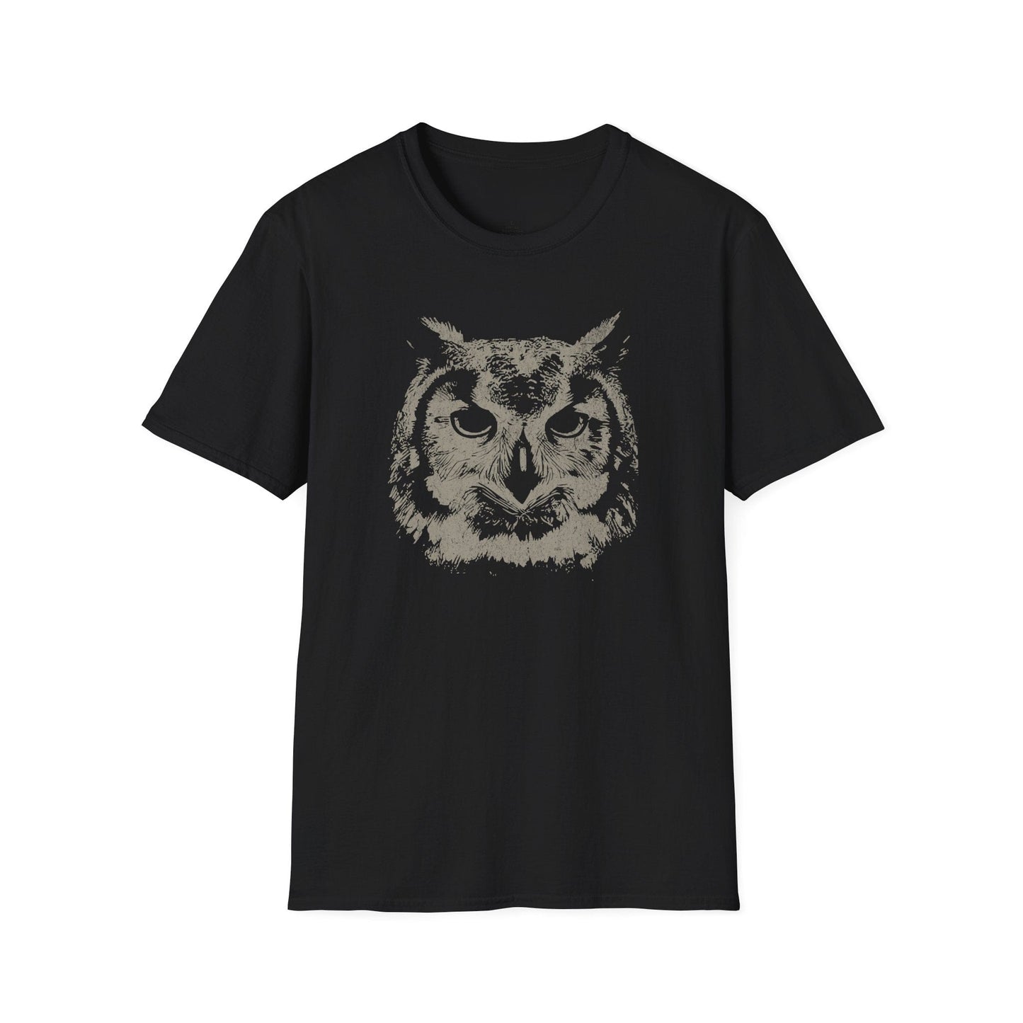 Printify T-Shirt Owl Head T-Shirt