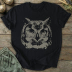 Printify T-Shirt Owl Head T-Shirt