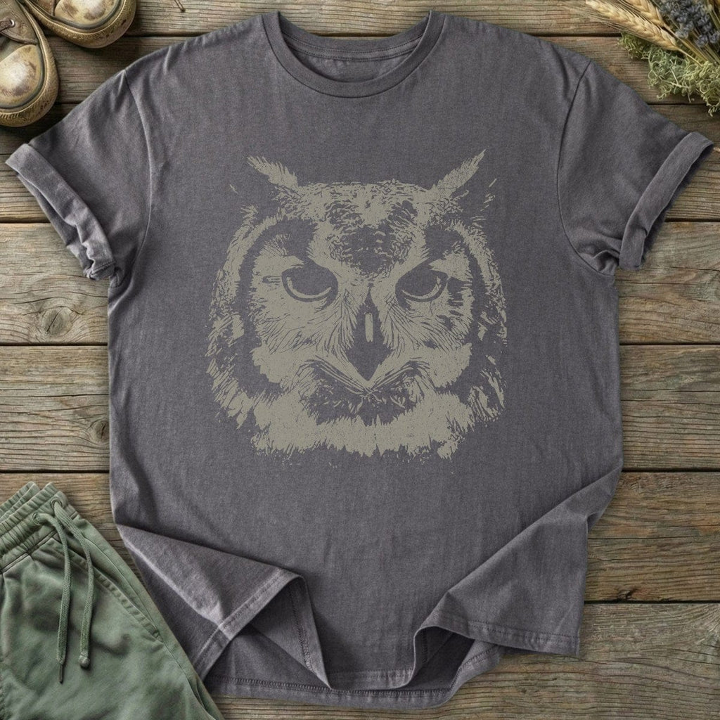 Printify T-Shirt Owl Head T-Shirt