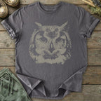 Printify T-Shirt Owl Head T-Shirt