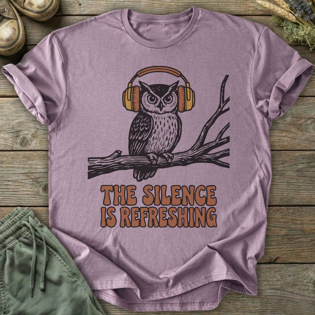 Printify T-Shirt Owl In Silence T-Shirt