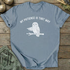 Printify T-Shirt Owl's Patience T-Shirt