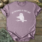 Printify T-Shirt Owl's Patience T-Shirt