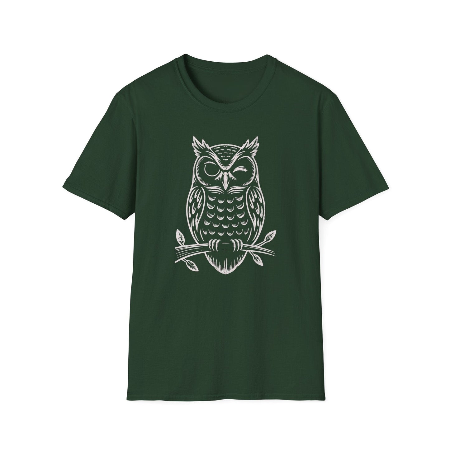 Printify T-Shirt Owl Wink T-Shirt