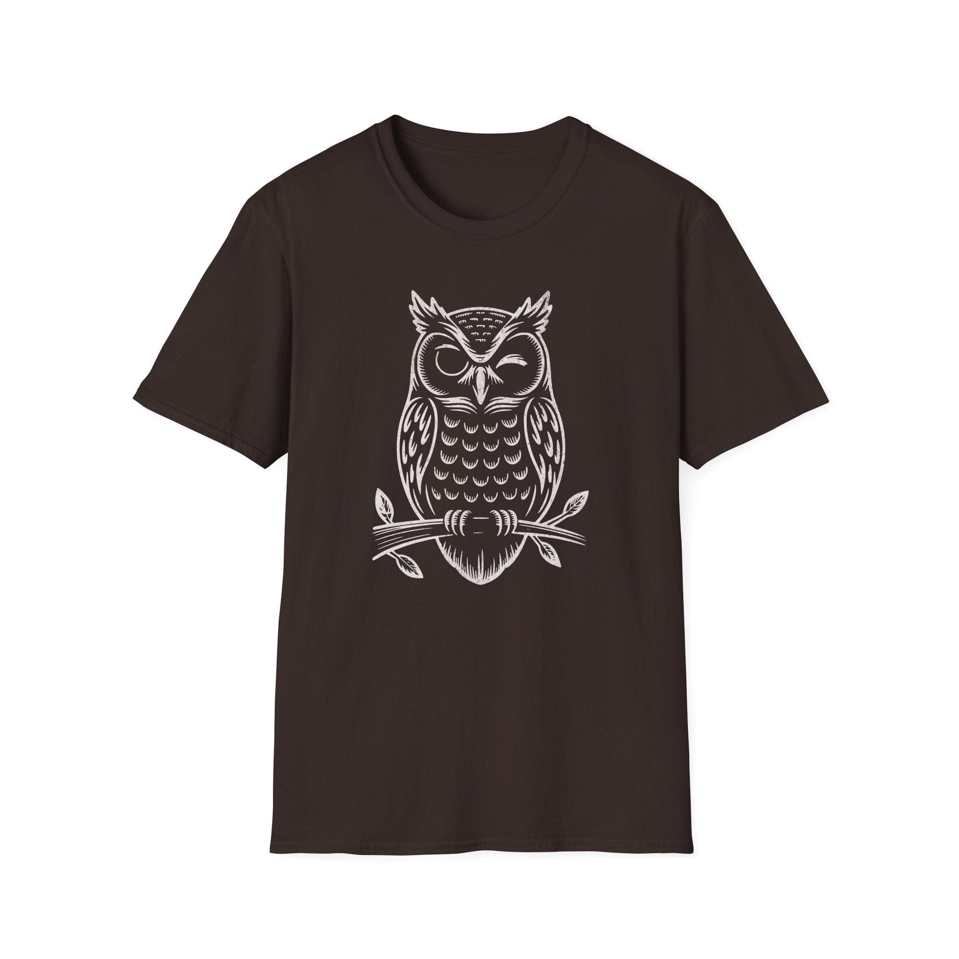 Printify T-Shirt Owl Wink T-Shirt