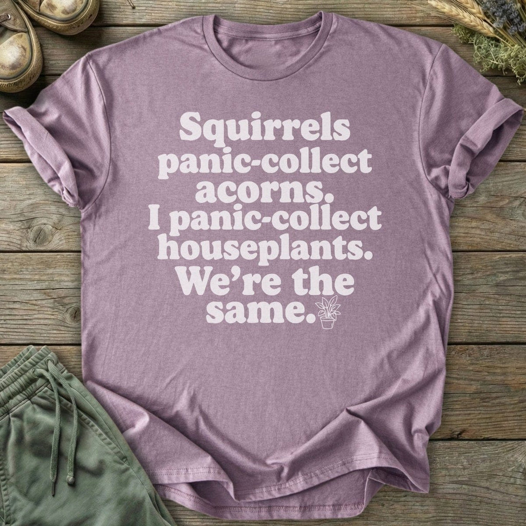 Printify T-Shirt Panic Collect Houseplants T-Shirt
