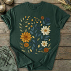 Printify T-Shirt Paper Cut Floral T-Shirt