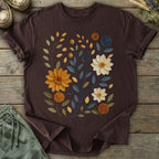 Printify T-Shirt Paper Cut Floral T-Shirt