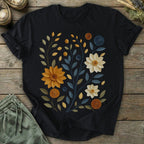 Printify T-Shirt Paper Cut Floral T-Shirt