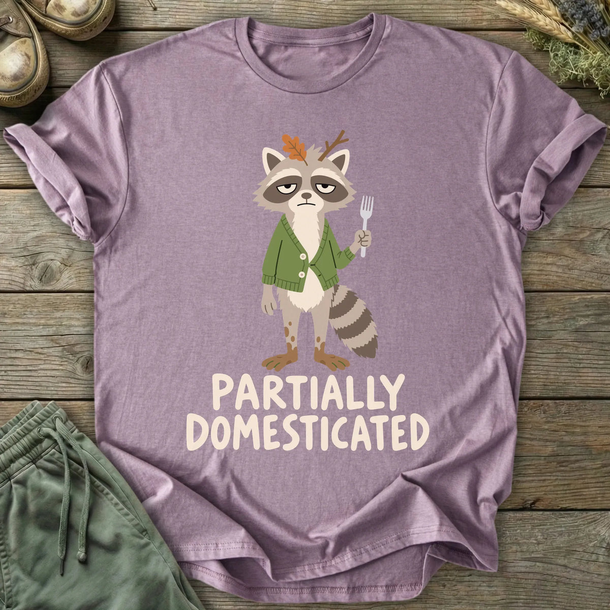Printify T-Shirt Partially Domesticated T-Shirt