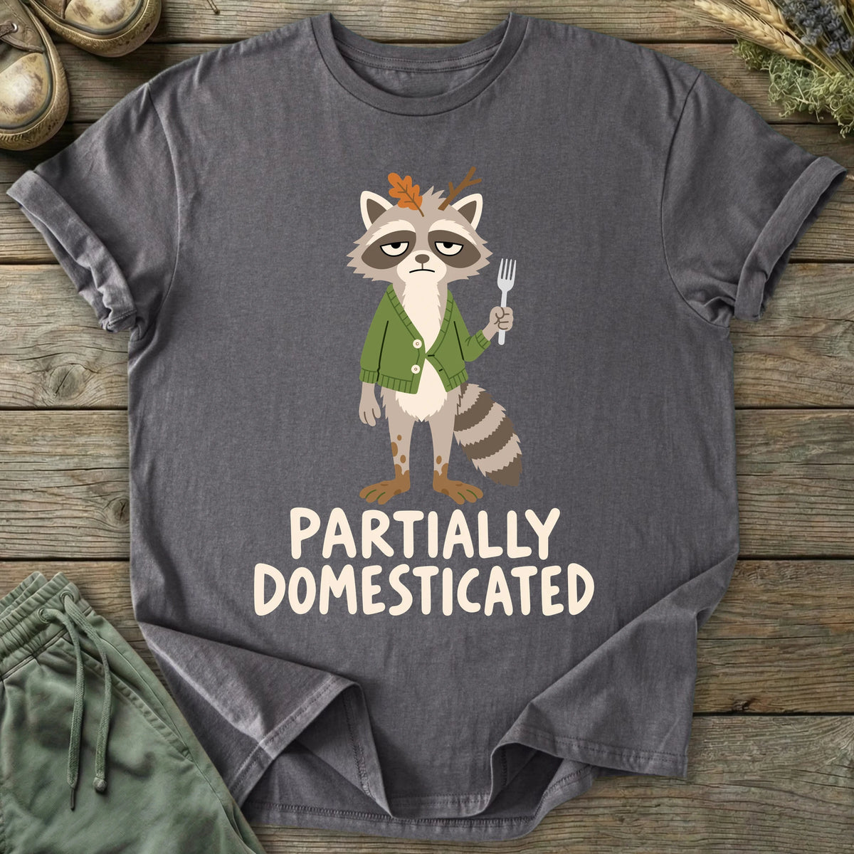 Printify T-Shirt Partially Domesticated T-Shirt