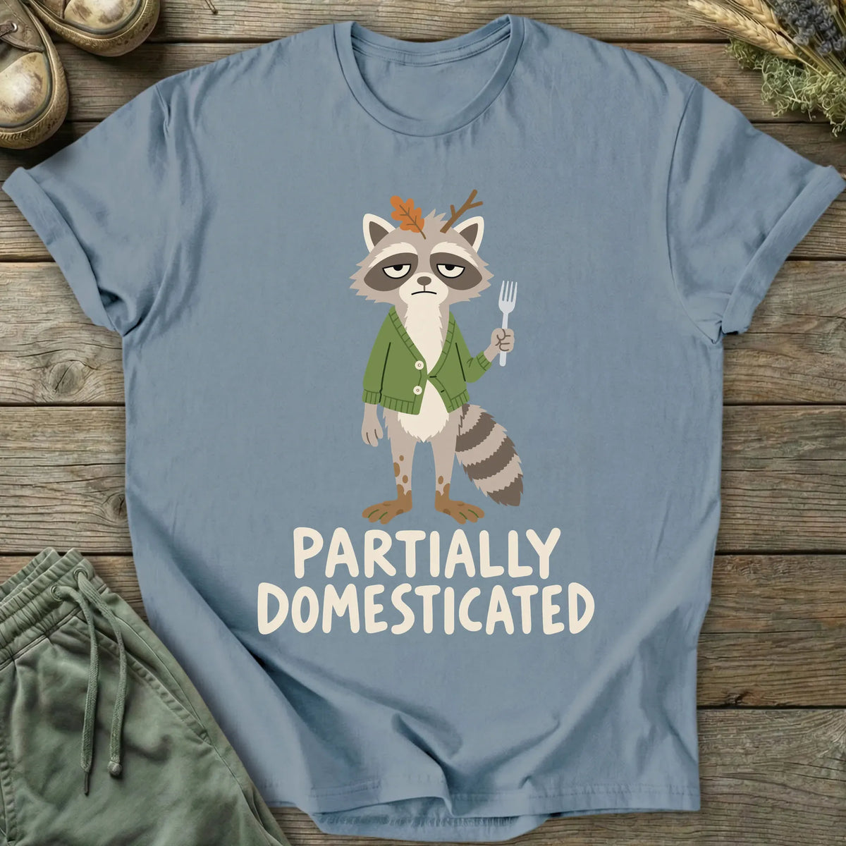 Printify T-Shirt Partially Domesticated T-Shirt