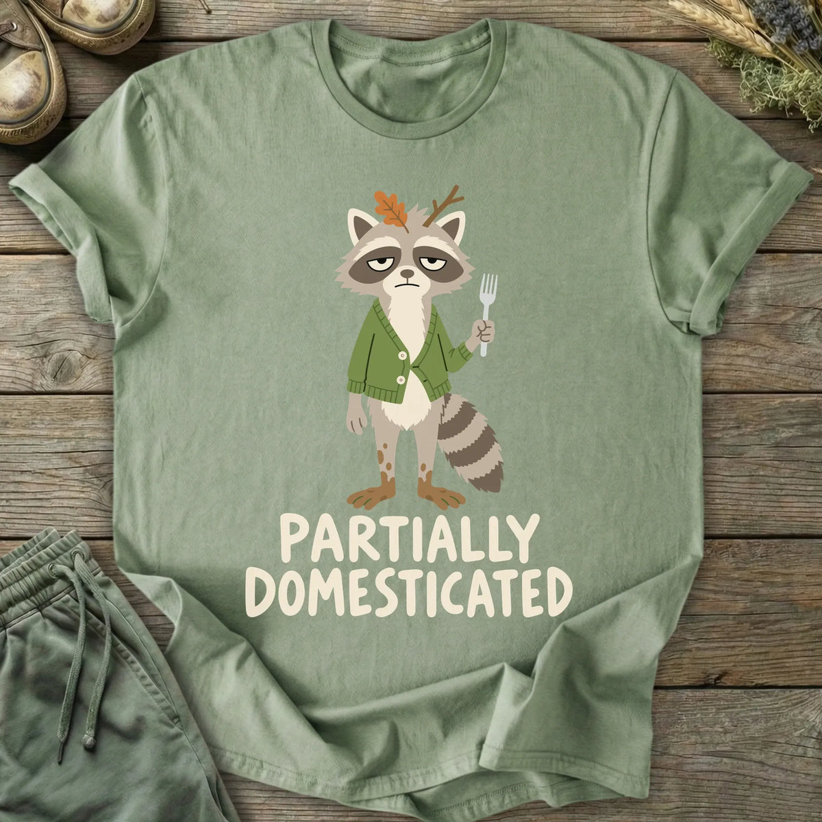 Printify T-Shirt Partially Domesticated T-Shirt