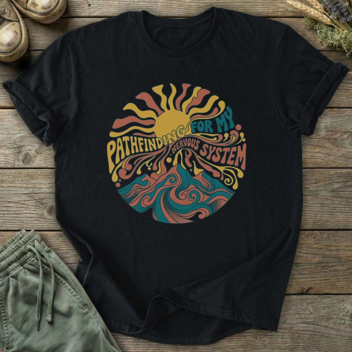 Printify T-Shirt Pathfinding T-Shirt