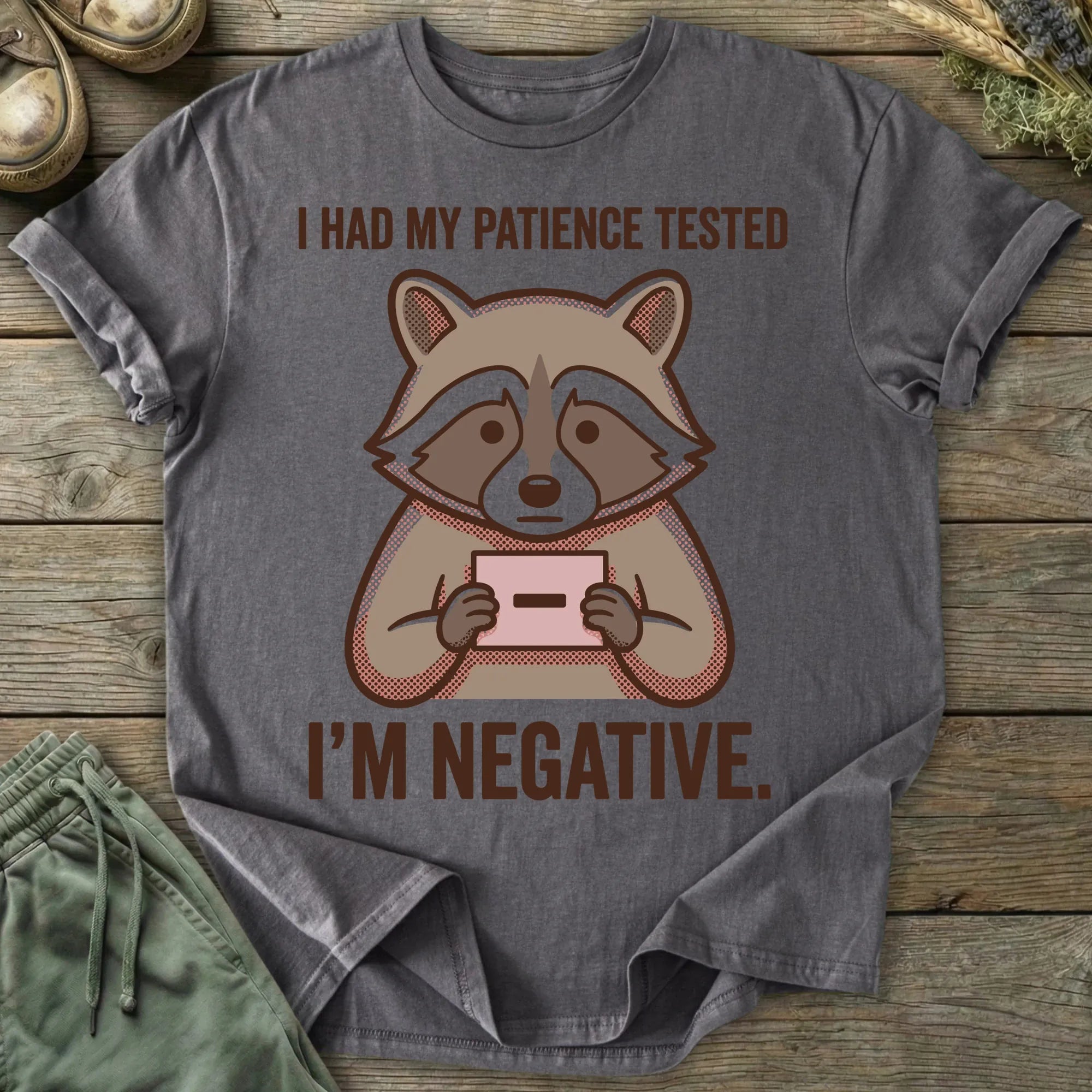 Printify T-Shirt Patience Tested T-Shirt