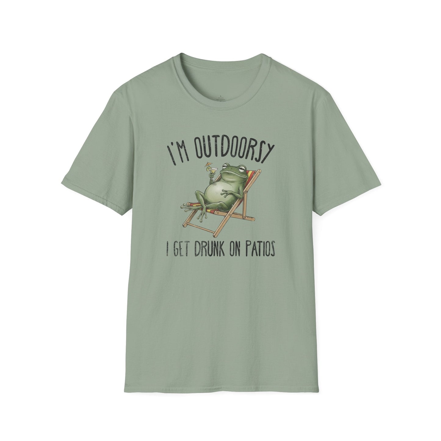Printify T-Shirt Patio Outdoorsy Organic T-Shirt