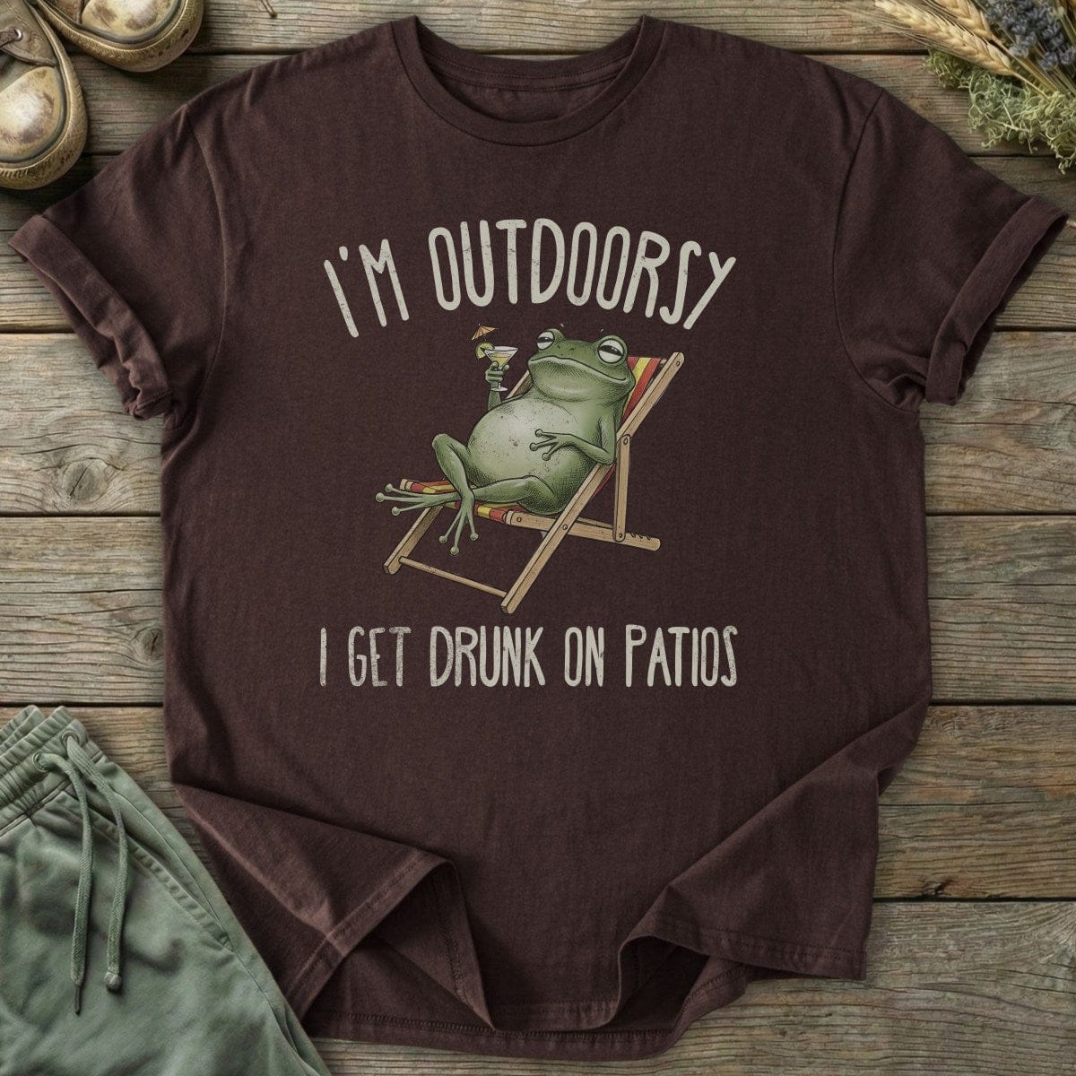 Printify T-Shirt Patio Outdoorsy T-Shirt