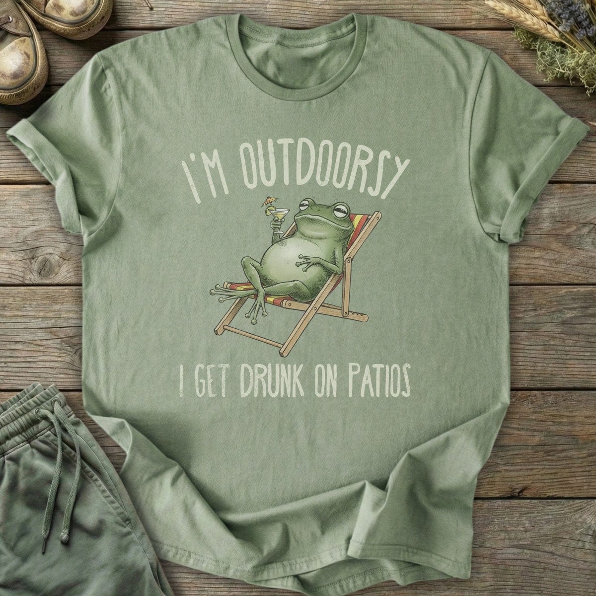 Printify T-Shirt Patio Outdoorsy T-Shirt