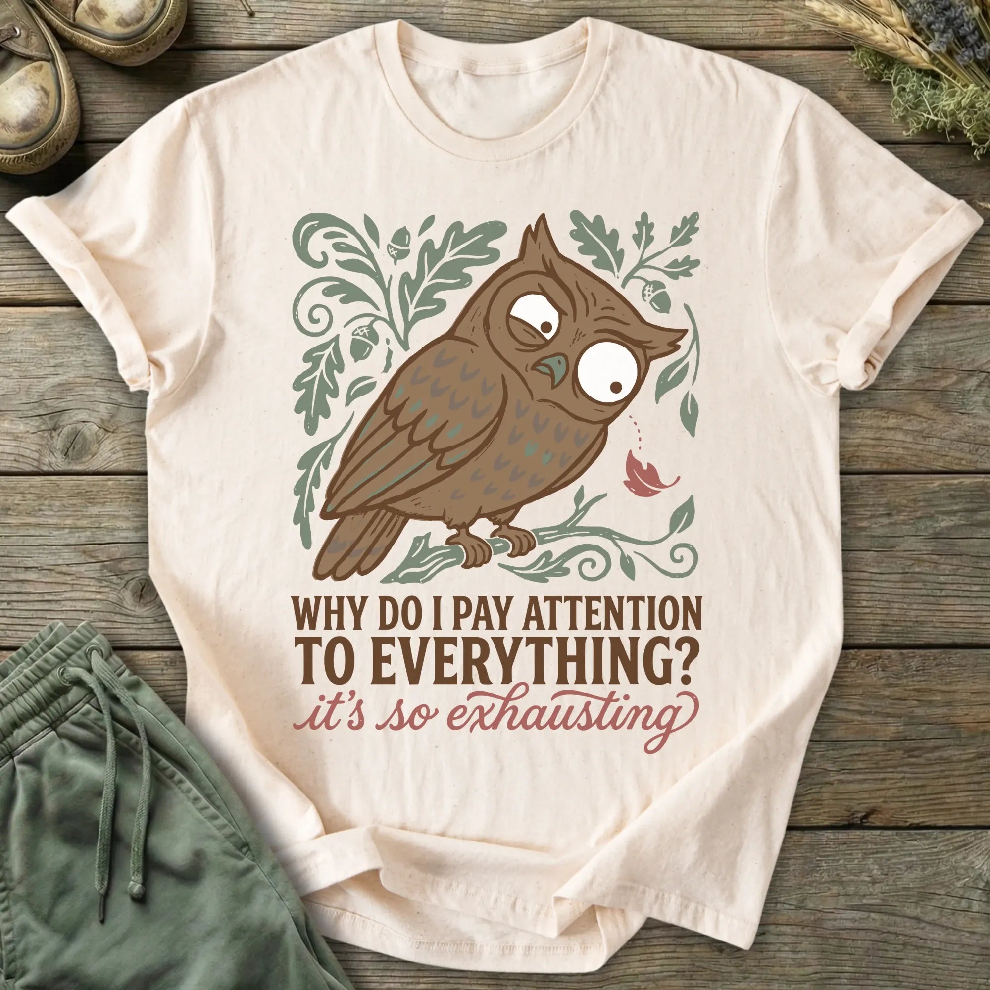 Printify T-Shirt Pay Attention To Everything T-Shirt