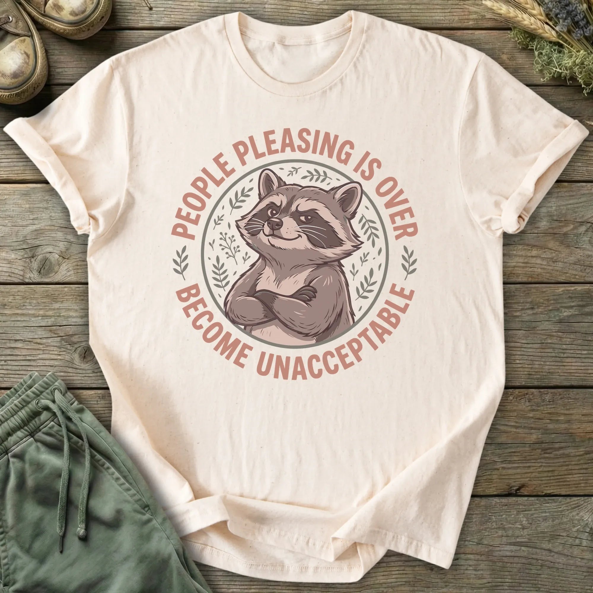 Printify T-Shirt People Pleasing Is Over T-Shirt