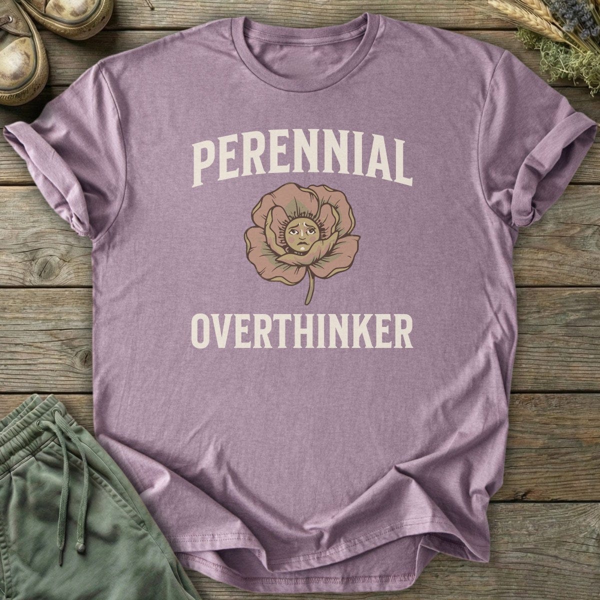 Printify T-Shirt Perennial Overthinker T-Shirt
