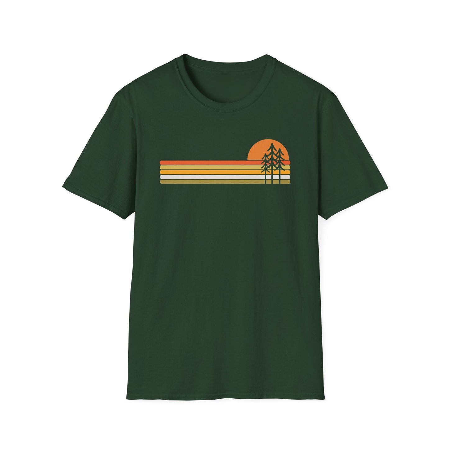 Printify T-Shirt Pine Tree Sunset T-Shirt