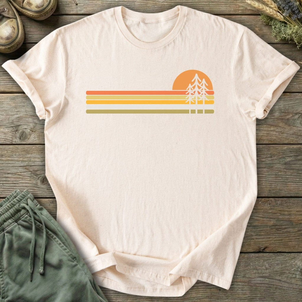 Printify T-Shirt Pine Tree Sunset T-Shirt