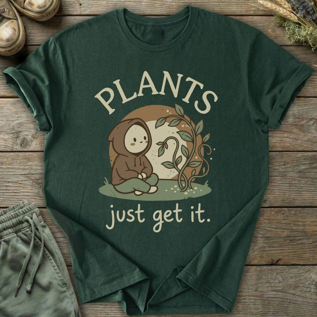 Printify T-Shirt Plants Get It T-Shirt